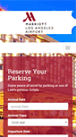 Mobile Screenshot of marriottlaxparking.com